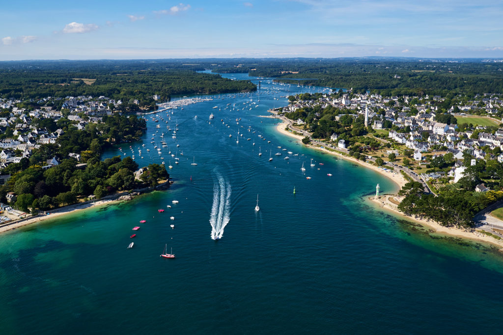 Embouchure de l'Odet à Bénodet, Sainte Marine (photo : Benoit Stichelbaut)