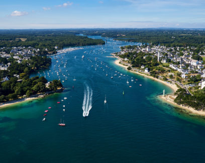 Embouchure de l'Odet à Bénodet, Sainte Marine (photo : Benoit Stichelbaut)