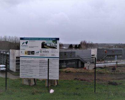Construction laboratoire de R&D d'Adria Développement à Quimper (mars 2020)