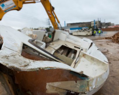 Filière déconstruction des bateaux de plaisance en Bretagne