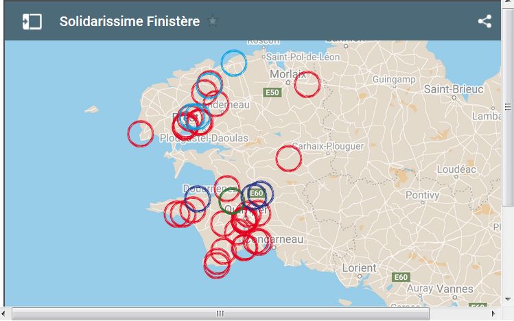 Solidarissime, la carte interactive de la Jeune chambre économique (JCE) du Finistère et Tout commence en Finistère pour trouver les commerces ouverts en Finstère pendant le confinement?

​