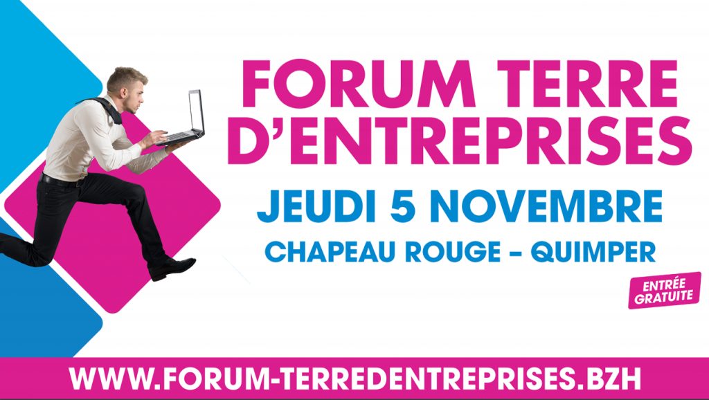 Le Forum Terre d’entreprises est un événement économique incontournable en Finistère. Il revient cette année à Quimper, le jeudi 05 novembre 2020, au Centre des Congrès du Chapeau Rouge.

Forum Terres d'Entreprises : création-reprise d’entreprise, recrutement et formations : une journée pour s’informer et concrétiser son projet à Quimper le 5/11/2020