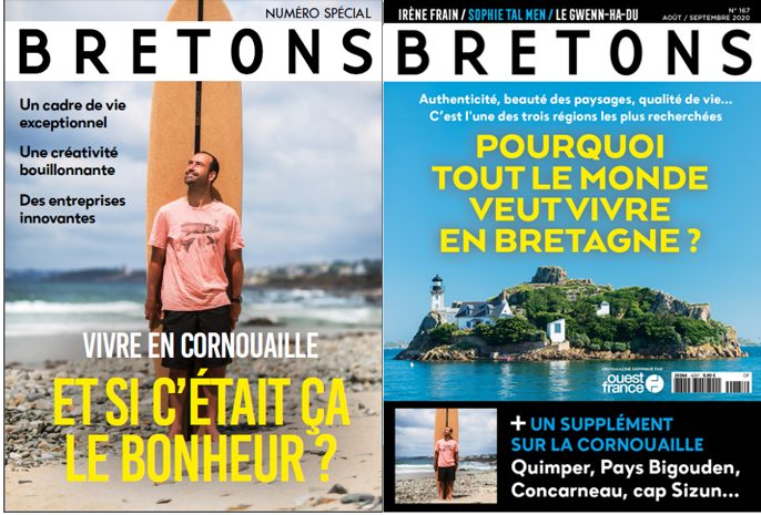 Le magazine BRETONS met la Cornouaille à l'honneur Vivre en Cornouaille. Si c'était ça le bonheur? 