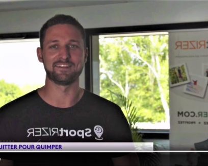 Mathieu Romeuf, co-fondateur de Sportrizer à Quimper