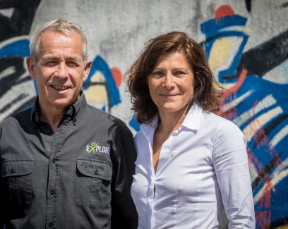 Sophie Vercelletto et Roland Jourdain, cofondateurs de Kairos et du fonds Explore, Concarneau. talenst de Quimper Cornouaille nourrit votre inspiration, BRETONS