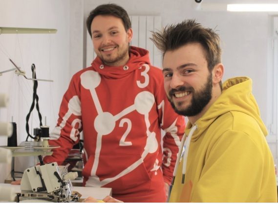 Erwan Kervarec et Laurent Fontenas, fondateurs de UYD, entreprise textile eco responsable