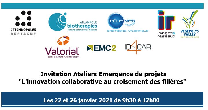 Ateliers Emergence de projets "L'innovation collaborative au croisement des filières"