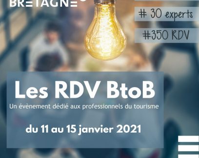 Les Rendez-vous BtoB » du CRT Bretagne du 11 au 15 janvier