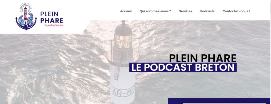 Plein Phare 1er podcast breton couverture