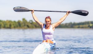 Léa Jamelot, kayakiste équipe de France des JO Tokyo 2020. Crédit Franck Betermin