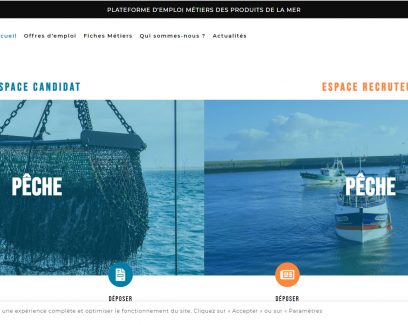 site internet de Breizhmer, l'association qui réunit les structures professionnelles de l’aquaculture, de la pêche et du mareyage en Bretagne afin de défendre leurs intérêts et développer ces activités dans notre région.