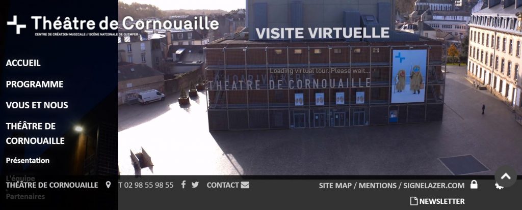 Visite virtuelle du théâtre de Cornouaille à Quimper