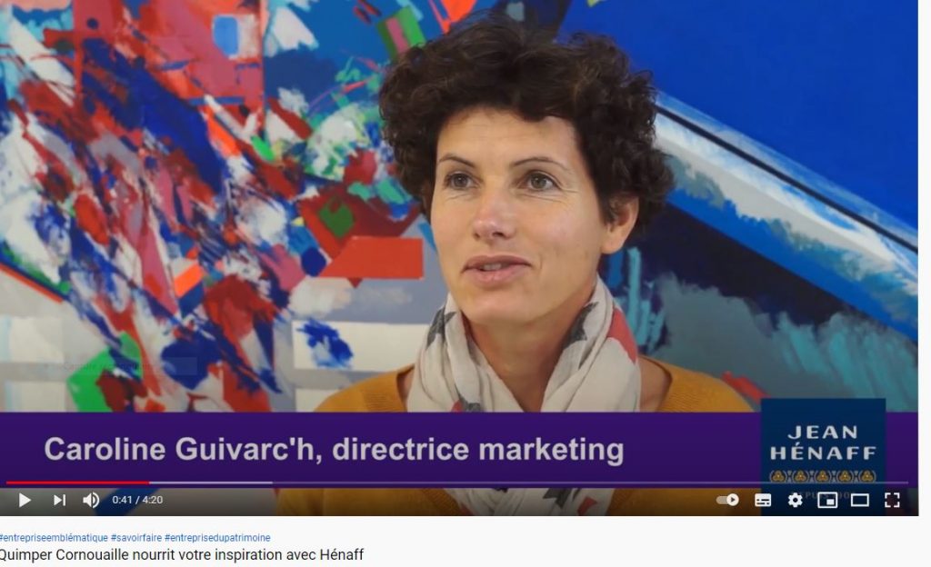 Caroline Guivarc'h, directrice marketing. Hénaff. Les entreprises emblématiques de Cornouaille