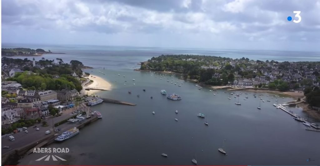 Emission Abers Road, en Cornouaille avec Nolwenn Leroy : vue sur port de Sainte Marine