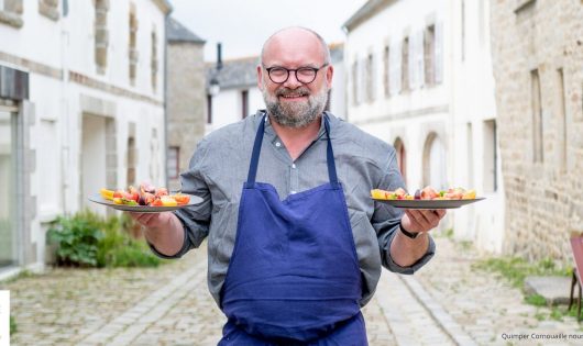 Xavier Hamon, Talent de Cornouaille, Président de l’université des sciences et des pratiques gastronomiques, talent de Quimper Cornouaille, Photo Franck Betermin