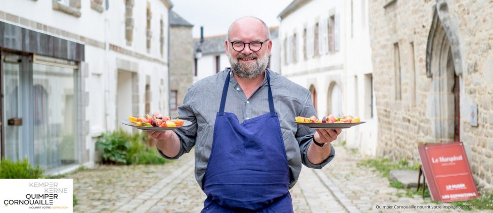 Xavier Hamon, Talent de Cornouaille, Président de l’université des sciences et des pratiques gastronomiques, talent de Quimper Cornouaille, Photo Franck Betermin