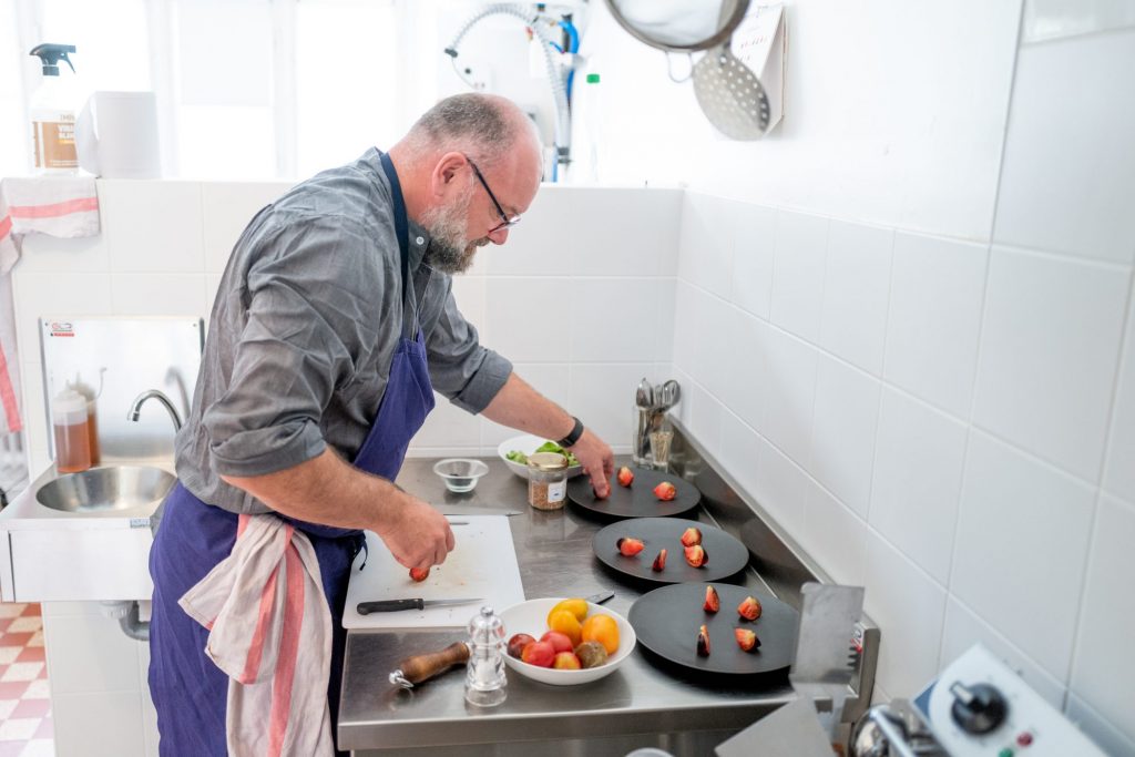 Xavier Hamon, Président de l'Université des Sciences et des Pratiques Gastronomiques, Quimper, Cornouaille. Photo Franck Betermin