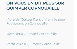 Paris je te quitte : on vous en dit plus sur Quimper Cornouaille