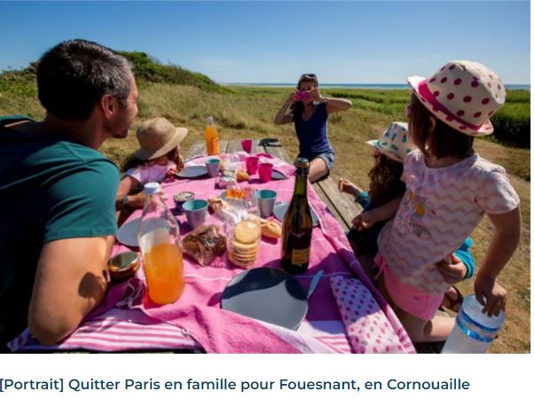 Témoignage d'Elodie installée à Fouesnant, Paris je te quitte pour Quimepr Cornouaille nourrit votre inspiration