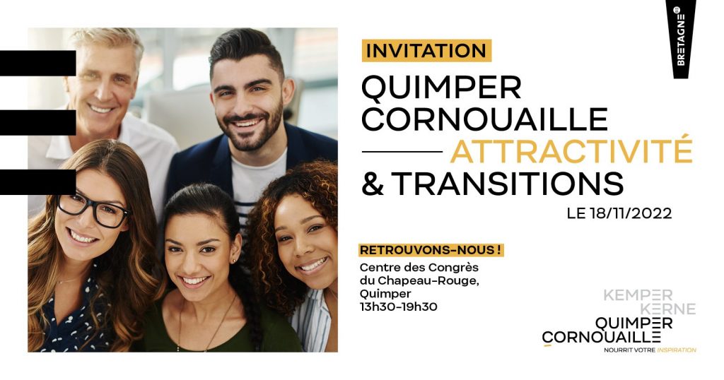 [INVITATION] Evénement Quimper Cornouaille. Attractivité & transitions (18 nov. 2022)