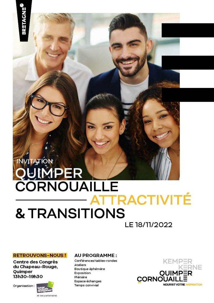 Visuel événement Quimper Cornouaille Attractivité et transitions