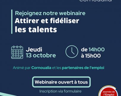 Attirer et fidéliser les talents. Webinaire Cornoualia. (13/10/2022)