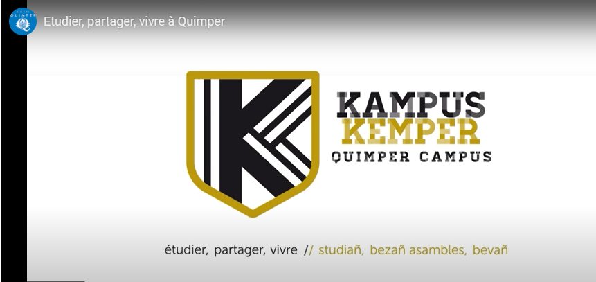 Vidéo Kampus Kemper, Quimper Campus : étudier, partager, vivre à Quimper