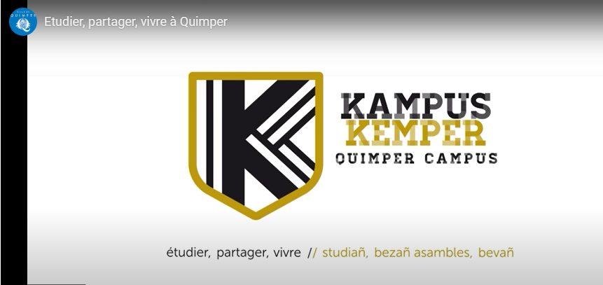 Vidéo Kampus Kemper, Quimper Campus : étudier,  partager, vivre à Quimper 