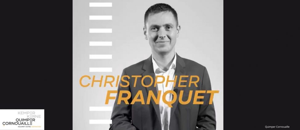 Visuel campagne de communication "attirer des talents" par Christopher Franquet, Fondateur et Président-Directeur général d’Entech smart energies