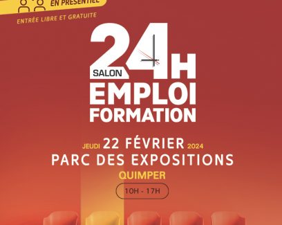 Salon 24H emploi formation à Quimper 22/02/2024