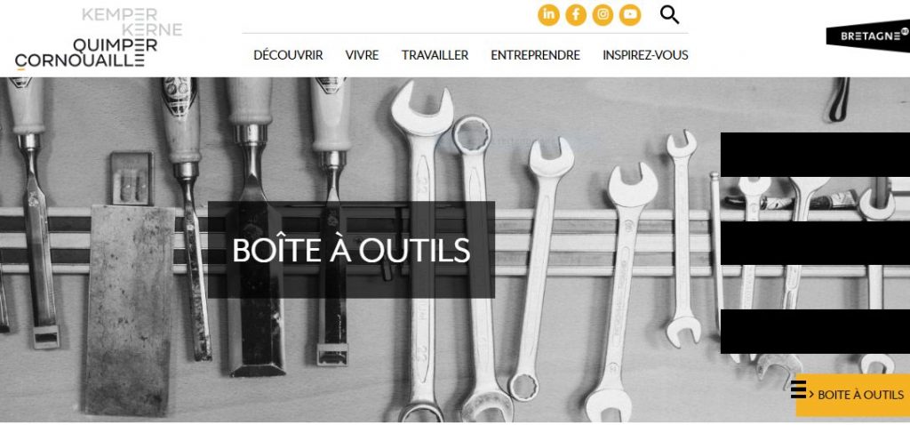 Visuel de la Boîte à outils de Quimper Cornouaille